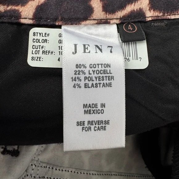 Jeans Skinny Imprimé Cheetah 7 For All Mankind Taille 0 - Neuf Avec étiquettes - Cheville 27